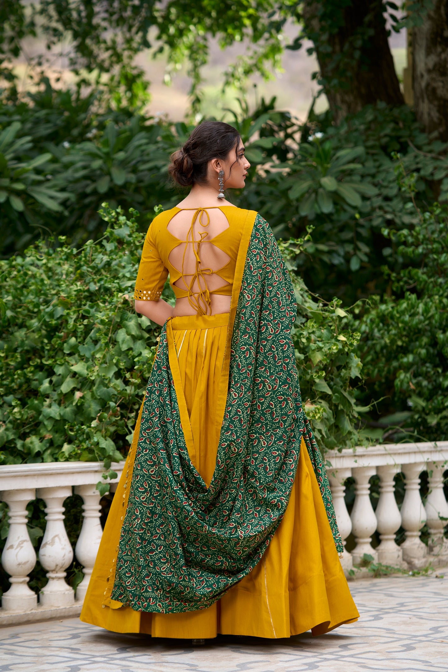 Printed Pure Cotton Navratri Lehenga Choli