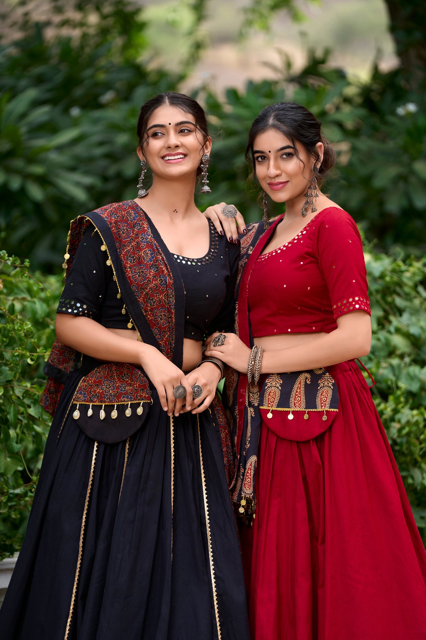 Printed Pure Cotton Navratri Lehenga Choli